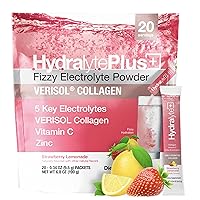 Verisol Collagen Packets with Electrolytes, Hydration Packets with Collagen for Women and Men, Electrolytes Powder with Collagen for Travel and Daily Hydration with Vitamin C (20 Count)