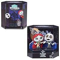 DOORABLES Disney Grand Entrance 3-inch Collectible Figures Jack Skellington and Sally, Kids Toys for Ages 5 Up, Amazon Exclusive by Just Play