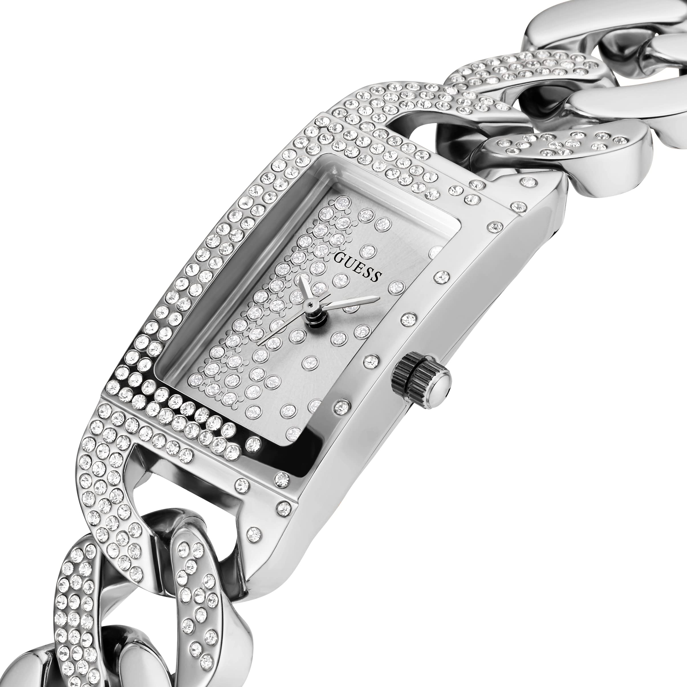 GUESS Crystal Chain Watch