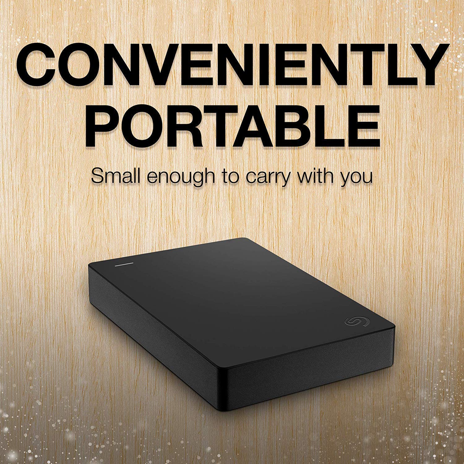 Seagate Portable 5TB External Hard Drive HDD – USB 3.0 for PC, Mac, PS4, & Xbox - 1-Year Rescue Service (STGX5000400), Black