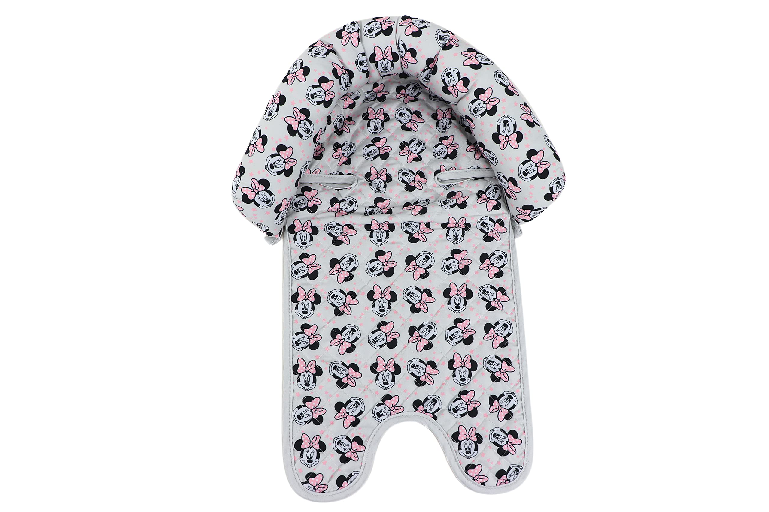 Disney Cudlie Baby Girl Minnie Mouse Infant Head Support in Minnie Stars Print