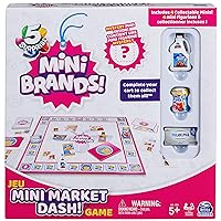 Mini Brands Mini Market Dash Food Game, for Families and Kids Ages 5 and Up