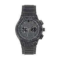 Charles Raymond Big Bling Hip Hop Inspired Watch - Mens Iced Out Watch - Diamond Rhinestone on Explosion - ST10311