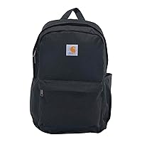 Carhartt 21L Backpack, Durable Water-Resistant Pack with Laptop Sleeve, Classic Daypack (Black), One Size