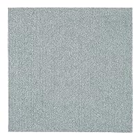 Self Adhesive Carpet Tile, Easy to Peel and Stick Carpet Floor Tile - 12 Tiles/12 sq Ft. (Grey-350)