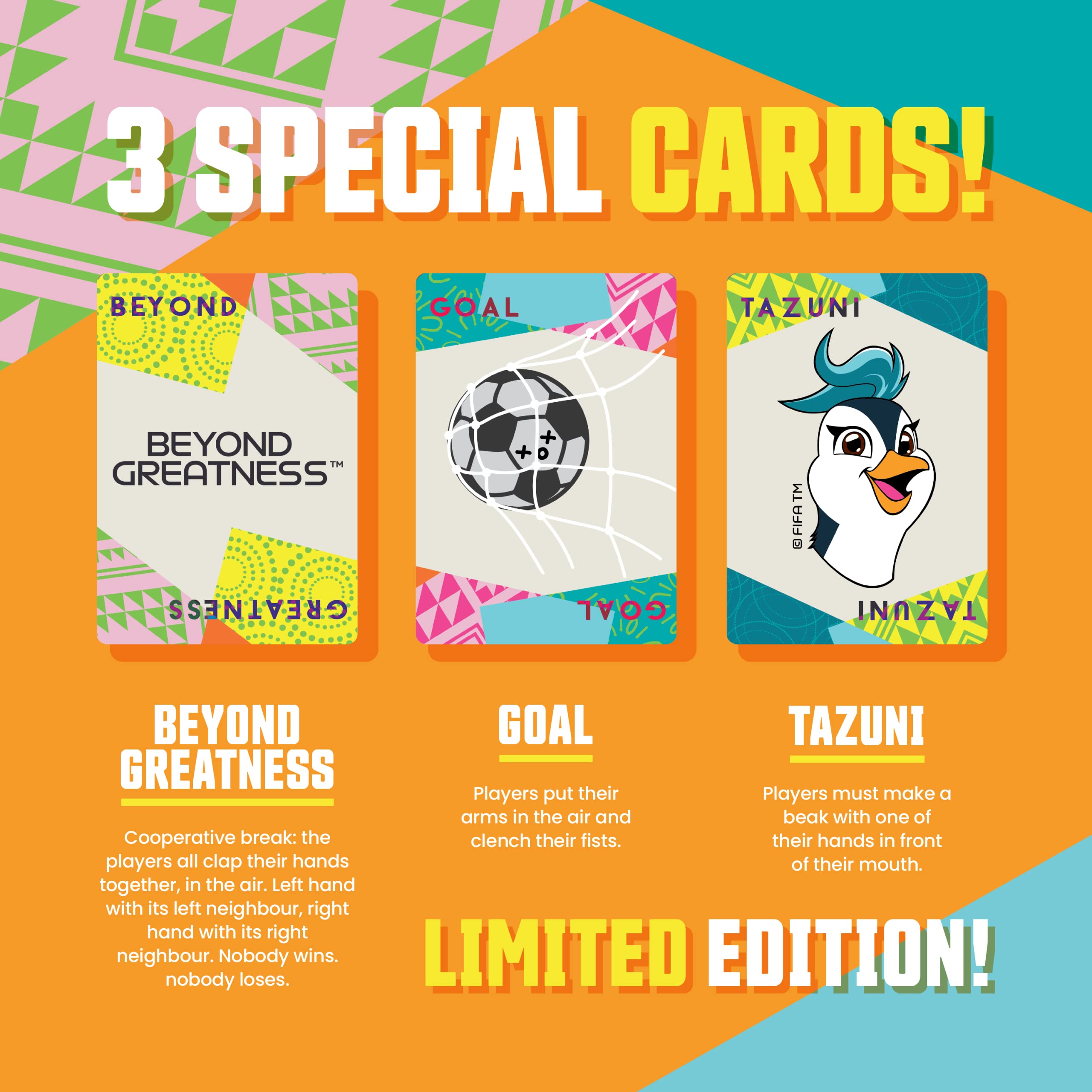 Taco Cat Goat Cheese Pizza – 2023 FIFA Women’s World Cup – Limited Edition! Fun Family Card Game for Kids and Adults - Great for Soccer Lovers, Travel, Vacation - Ages 8+, 10 min Play, 2-8 Players