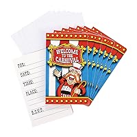 Welcome to the Carnival party invitations (Under the Big Top Invitations Party Accessory)
