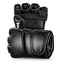 Black MMA Gloves MMA Sparring UFC Handschuhe Vantage MMA Handschuhe "Combat" 