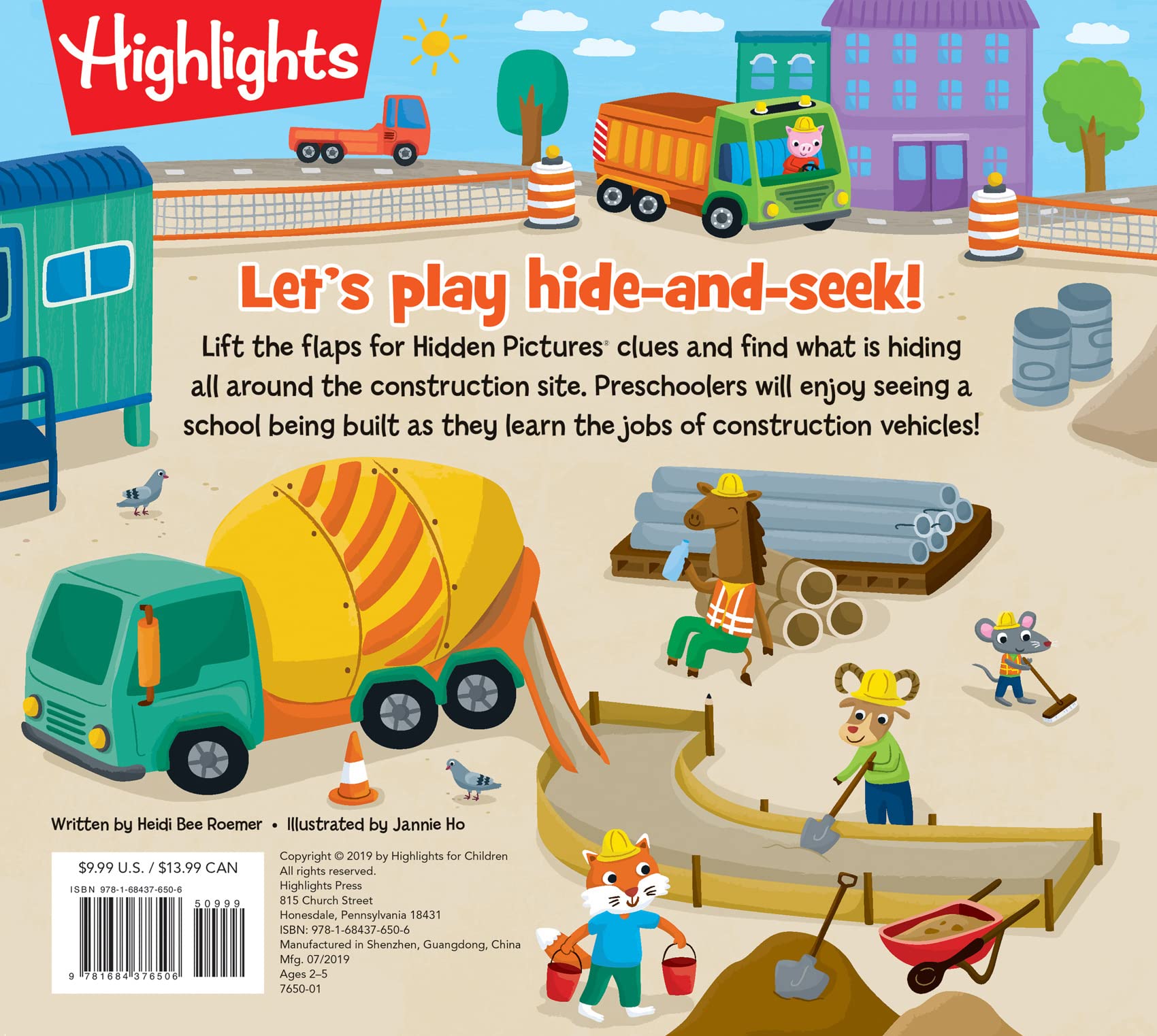 Hide-and-Seek at the Construction Site: A Hidden Pictures® Lift-the-Flap book (Highlights Lift-the-Flap Books)