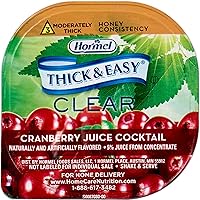 Hormel Drink Thick & Easy Cranberry Juice (Nectar Consistency), 4 Fl Oz (Pack of 24)