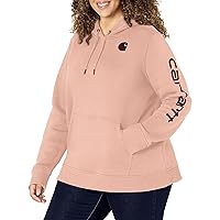 Carhartt Women's Clarksburg Graphic Sleeve Pullover Sweatshirt (Regular and Plus Sizes)