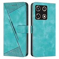 Cell Phone Flip Case Cover Compatible with Infinix Note 30 Pro Wallet Flip Phone Case Card Slot Holder Flip Cover Phone Case Wrist Strap Phone Case Compatible with Infinix Note 30 Pro (Color : Green