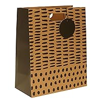 Large Bag for Her/Friend - Black Pattern Design