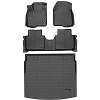 All Weather Floor Mats Upper Cargo Mat Fit for Honda CR-V 2023 2024(Include Hybrid) TPE Rubber Liners CRV Accessories All Season Guard Odorless Anti-Slip Floor Mats Cargo Mat for Upper Position