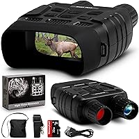 Night Vision Goggles | Night Vision Binoculars for Adults High Powered | Military Infrared Thermal Hunting Gear with Night Vision Scope | AR Glasses with 3X Digital Zoom, 2.31