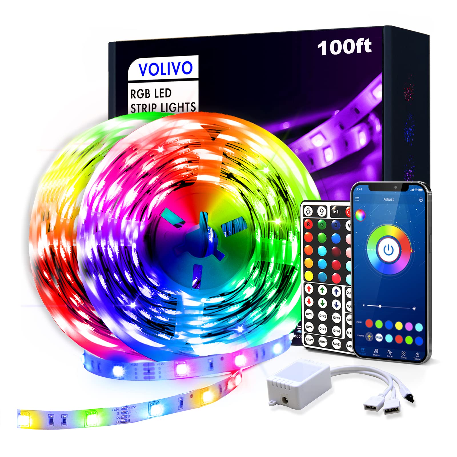 Mua VOLIVO Smart Led Strip Lights 100ft, RGB App Controlled ...