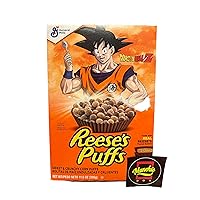 Puffs X Dragon Ball Z Limited Editon Cereal by Munchie Box Curations ((1) Small 11.5 Oz, MAJIN BUU)