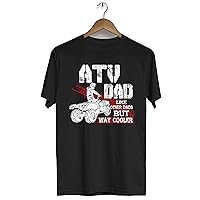 ATV Dad Like Other Dads But Way Cooler Best Daddy Ever Tshirt ATV Gear Fathers Day Men's T-Shirt