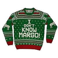 I Don't Know Margo Ugly Christmas Sweater Green
