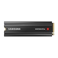SAMSUNG 980 PRO SSD with Heatsink 1TB PCIe Gen 4 NVMe M.2 Internal Solid State Hard Drive, Heat Control, Max Speed, PS5 Compatible, MZ-V8P1T0CW