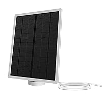 Feit Electric Solar Panel Continuous Charger Panel/SOL/CAM Compatible Smart Outdoor Camera CAM/WM/WiFi/BAT, 9ft Cord, Micro-USB, Adjustable Mounting Bracket