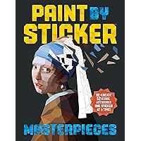 Paint by Sticker Masterpieces: Re-create 12 Iconic Artworks One Sticker at a Time! Paint by Sticker Masterpieces: Re-create 12 Iconic Artworks One Sticker at a Time! Paperback Spiral-bound