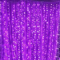 Twinkle Star, 6 Inches Indoor Outdoor, LED String Light for Christmas Wedding Party Home Garden Bedroom Outdoor Indoor Wall Decoration (Purple)
