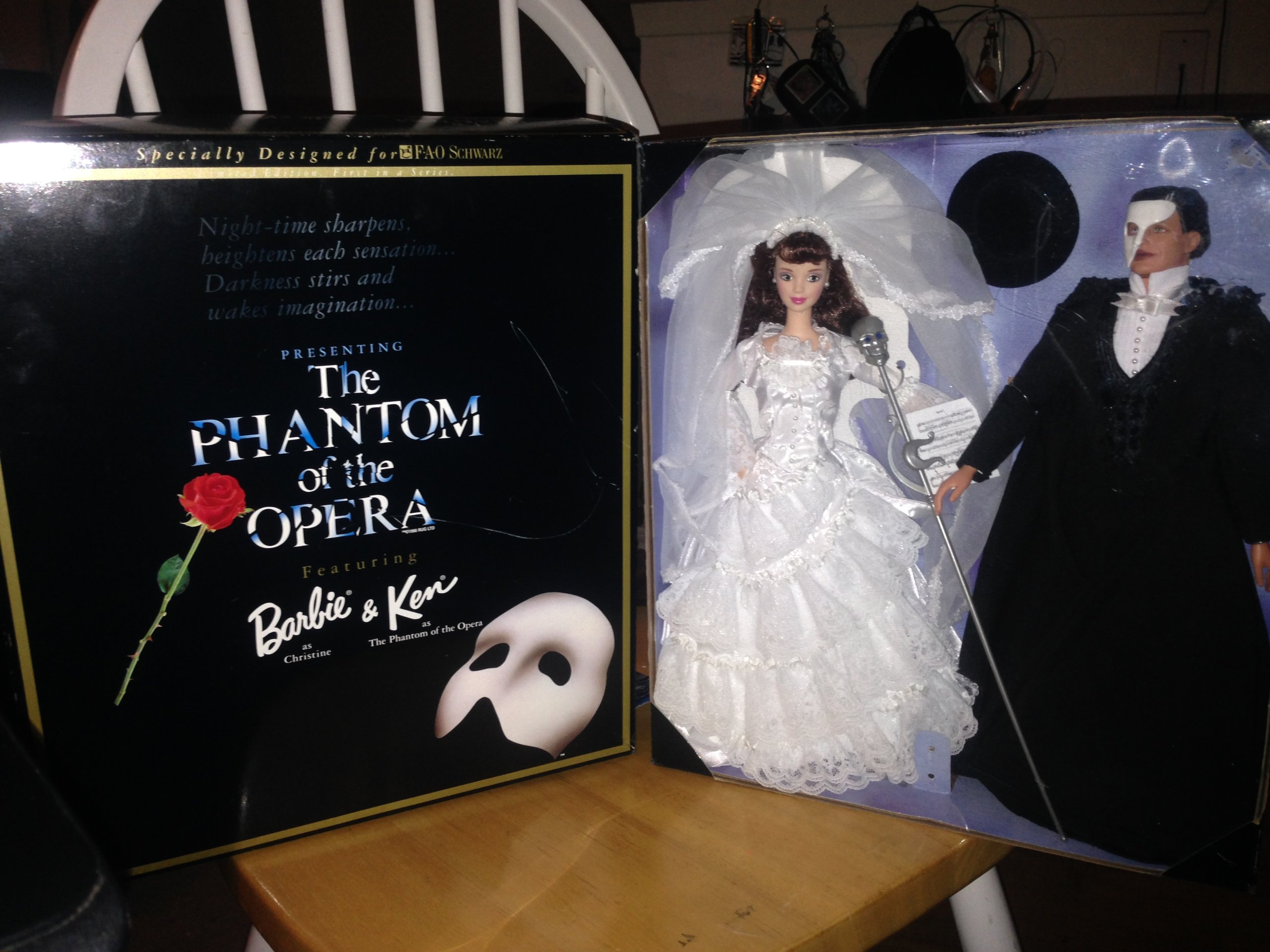 Barbie and Ken Phantom of the Opera Fao Schwartz Limited Collectible Edition