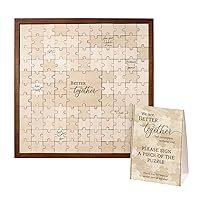 Lillian Rose Puzzle Guest Book for an Alternative Wedding Guestbook, One Size, Clear