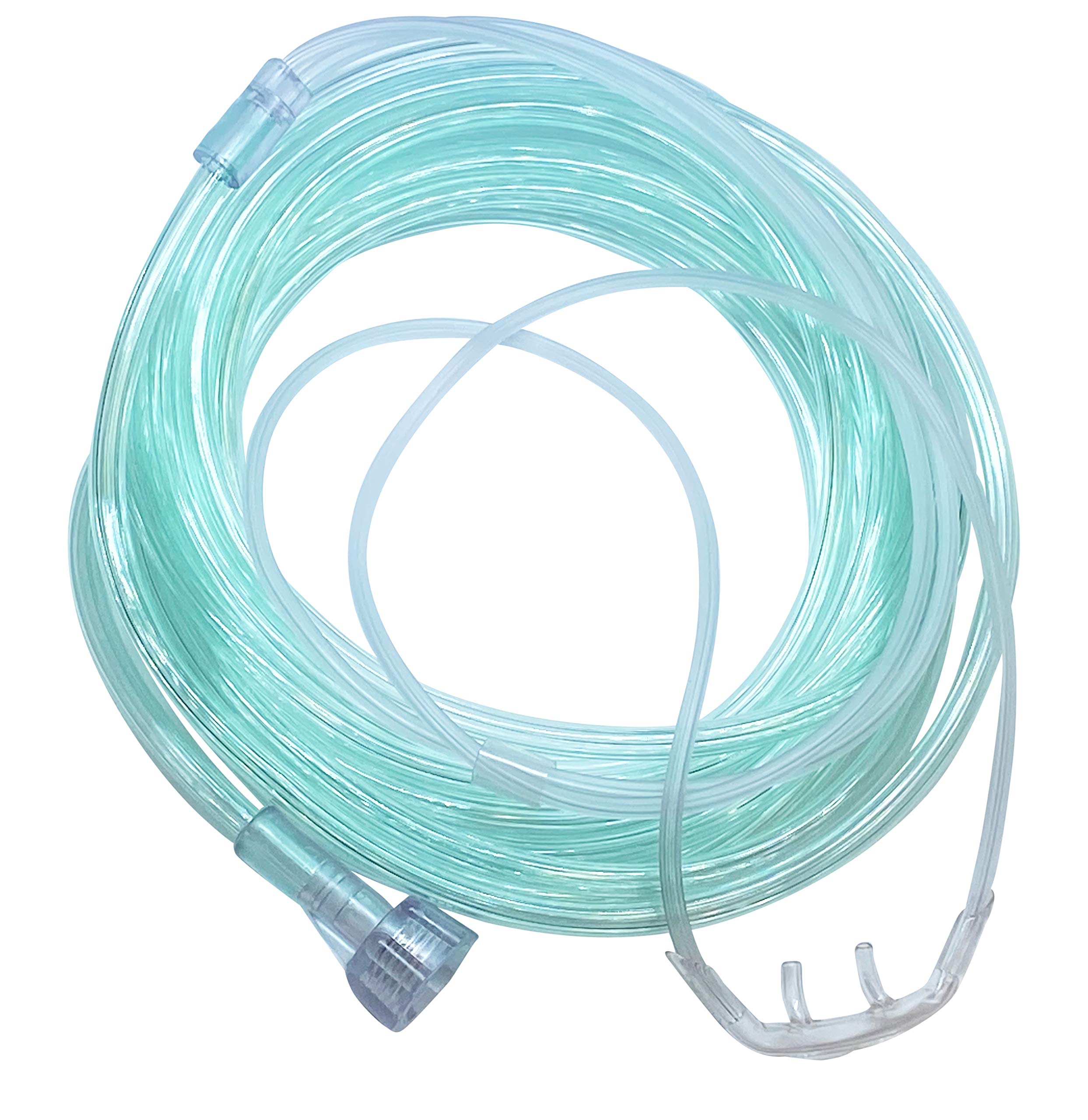 Westmed #0568 Comfort Soft Plus Adult Cannula with 14' Kink Resistant Tubing & Threaded Nut (Case of 50)