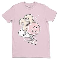 Graphic Tees Balloon Design Printed 1 Washed Pink Sneaker Matching T-Shirt