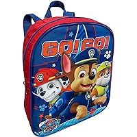 Ruz Paw Patrol Toddle Boy 12 Inch Mini Backpack (Red-Blue)