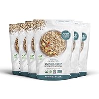 One Degree Organic Foods Sprouted Instant Oatmeal, USDA Organic, Non-GMO, Vegan, And Gluten Free Instant Oatmeal (Quinoa Hemp, 6 Pack)