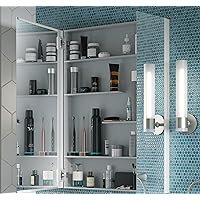 Maxstow Frameless Surface Mount Bathroom Medicine Cabinet, 30