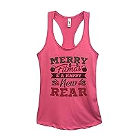 Christmas Workout Tanks Merry Fitmas and a Happy New Rear Royaltee Shirts