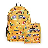 Wildkin 15 Inch Kids Backpack Bundle with Lunch Bag (Under Construction)