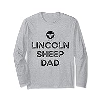 Sheep Farmer Dad Father - Breeder Lincoln Sheep Long Sleeve T-Shirt