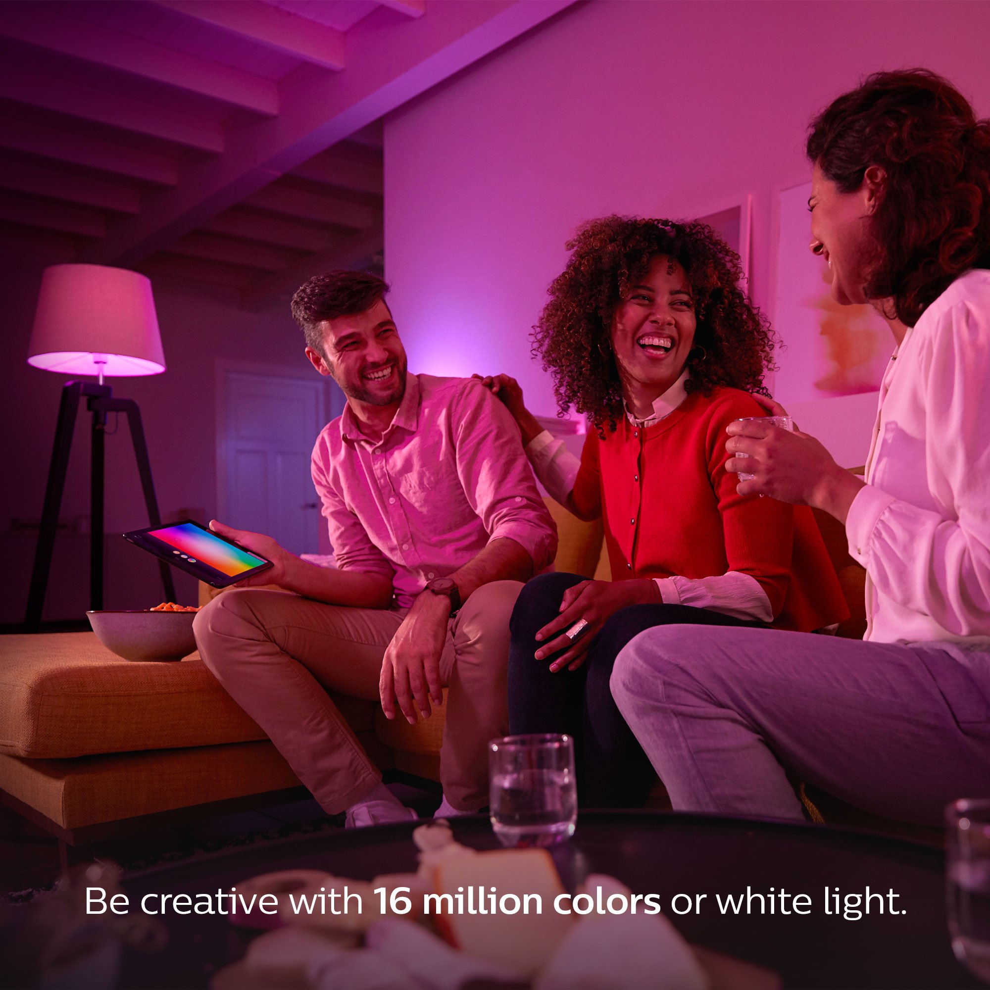 Philips Hue White and Color Ambiance A19 60W Equivalent Dimmable LED Smart Bulb (1 Bulb Compatible with Amazon Alexa Apple HomeKit and Google Assistant)