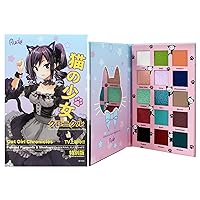 Manga Collection Pressed Pigments and Shadows Palette - Cat Girl Chronicles by Rude Cosmetics for Women - 0.77 oz Palette