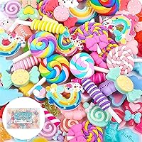 110pcs/Box Slime Charm, 22styles Nail Charms, Fake Candy, Slime Charms,  Candy Nail Charms, Charms for Nails Jewelry Making Hair Clips Phone Case  Shoes