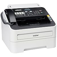 Brother FAX-2840 High Speed Mono Laser Fax Machine, Dark/light gray - FAX2840 (Renewed)