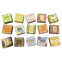 Greenwich Bay Trading Company Soap Sampler 15 pack of 1.9oz bars - Bundle 15 items