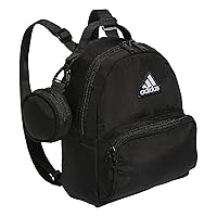 adidas Must Have Mini Backpack, Small Festivals and Travel, Black/White, One Size