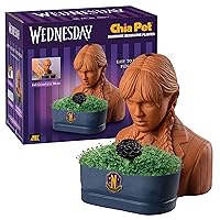 Chia Pet Wednesday with Seed Pack, Decorative Pottery Planter, Easy to Do and Fun to Grow, Novelty Gift, Perfect for Any Occasion
