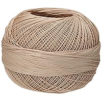 Handy Hands Lizbeth Premium Cotton Thread, Size 40, Mocha Brown Light