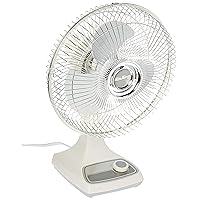 Air King 9154 9-Inch 2-Speed Commercial Grade Oscillating Table Fan , White