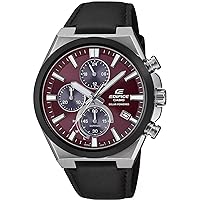 Casio Men's Chronograph Quartz Watch with Leather Strap EFS-S630BL-5AVUEF
