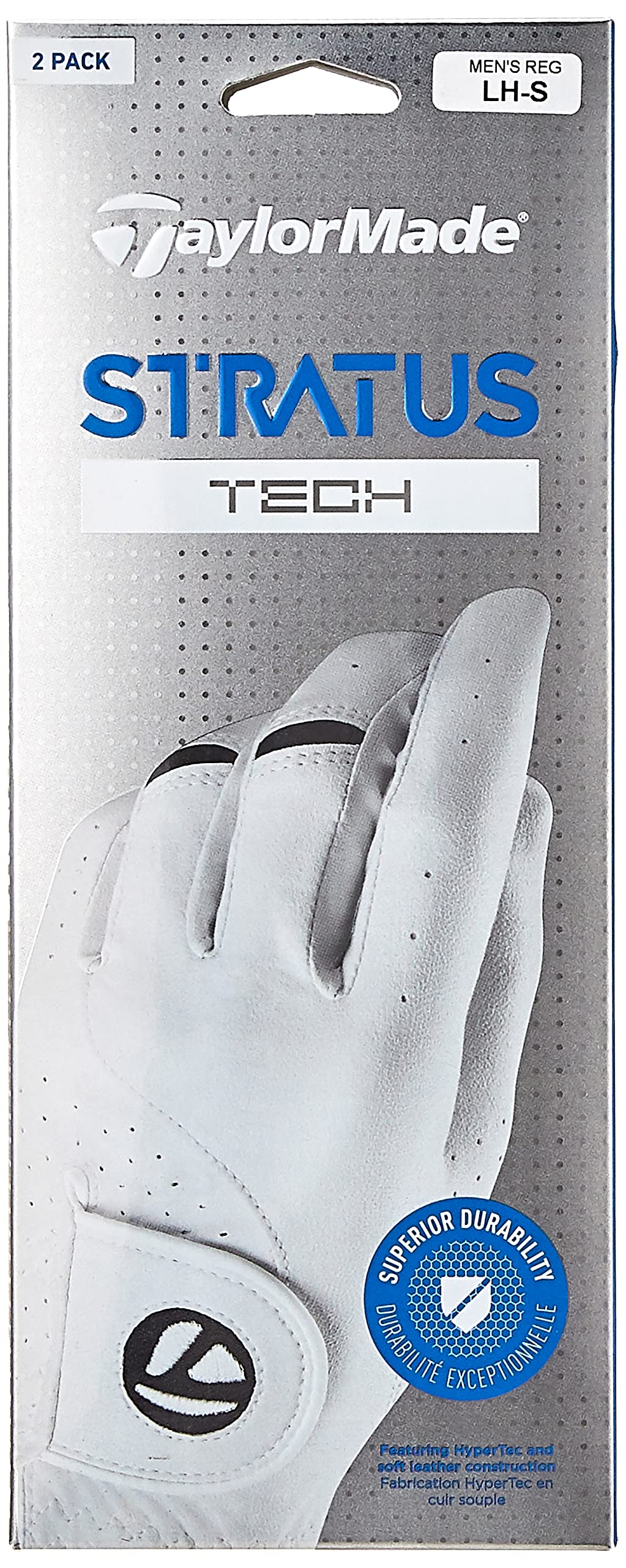 TaylorMade Men's Stratus Tech Golf Glove (Pack of 2)