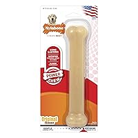 Nylabone Power Chew Flavored Durable Chew Toy for Dogs - Dog Toys for Aggressive Chewers - Tough & Durable Dog Bones for Large Dogs - Original Flavor Large/Giant