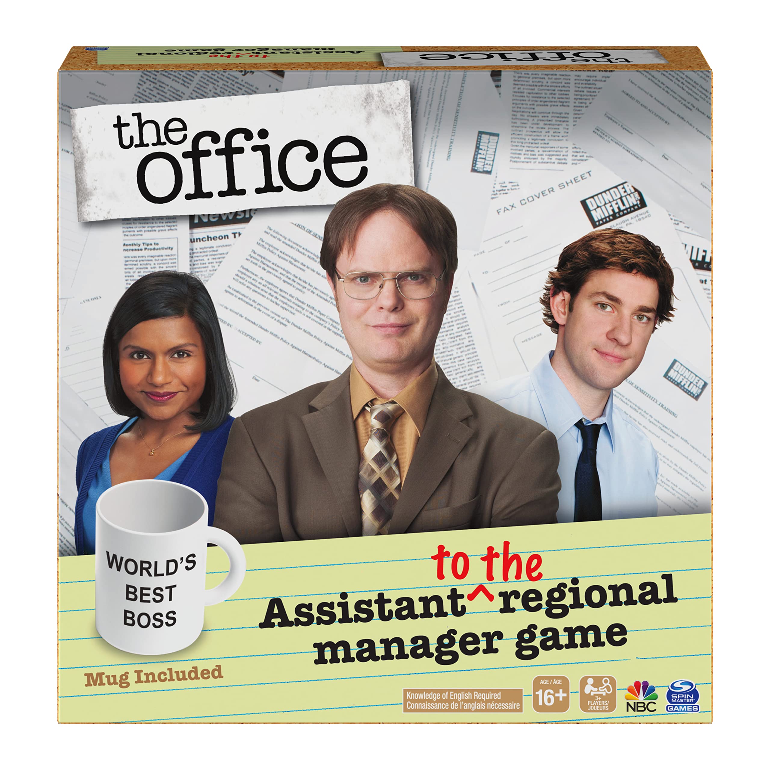 Spin Master Games The Office TV Show, Assistant to The Regional Manager Party Game, for Adults and Teens Ages 16 and up